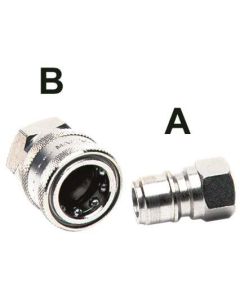 ARS350 BALL QUICK COUPLING w/Plug G3/8F 350BAR SS 26.2035.51+26.2050.00
