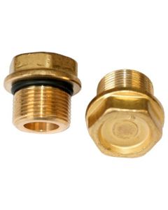KIT 124 Interpump Brass Valve Plug  + O-Ring