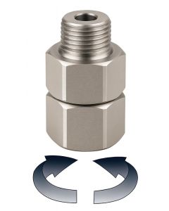 SWIVEL coupling 3/8 BspM-F S.Steel 280 BAR 30 LPM - 371700