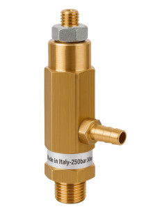 SAFETY VALVE MG1000 G1/4" M - HOSE BARB 6 mm - 00033001 - 1120030100