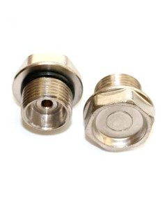 Clone KIT 5 NICKEL PLATED BRASS PLUGS + O-RING