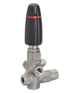 UNLOADER REGULATING VALVE H560 G 1/2" F +KNOB +P.Gauge SS 420 - 500 BAR - ZKH560