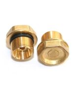 Clone KIT 4 BRASS PLUGS FOR VALVE IN/OUT + O-RING